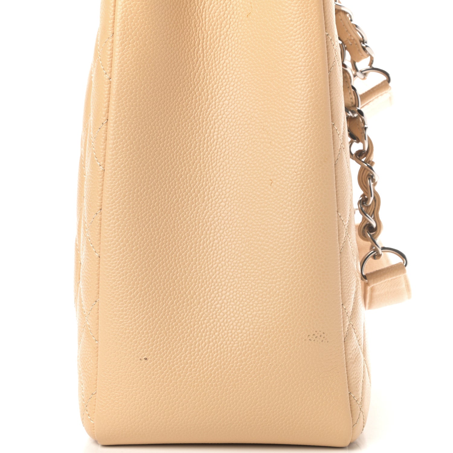 Chanel Caviar Quilted Grand Shopping Tote GST Beige 12 of 16