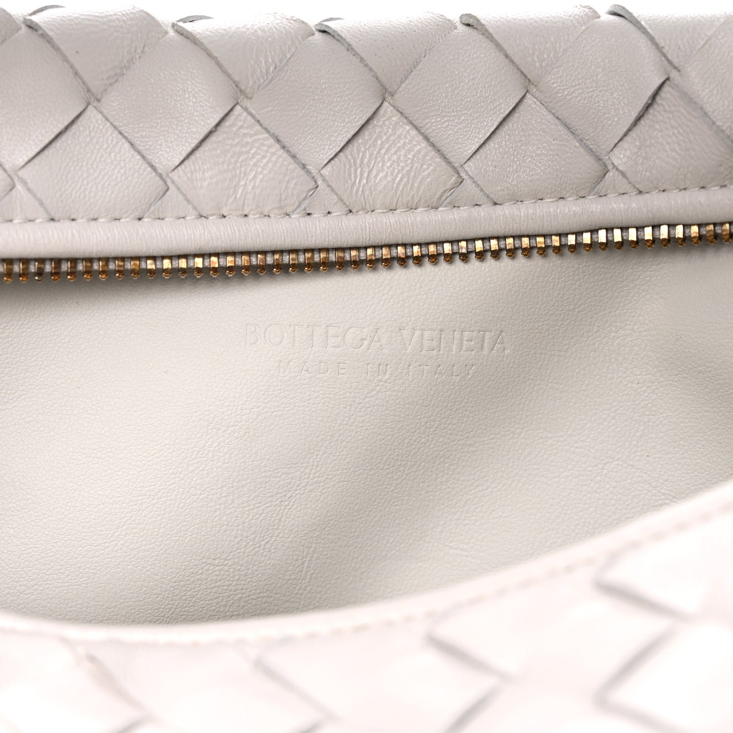 Nappa Intrecciato Teen Jodie Hobo White