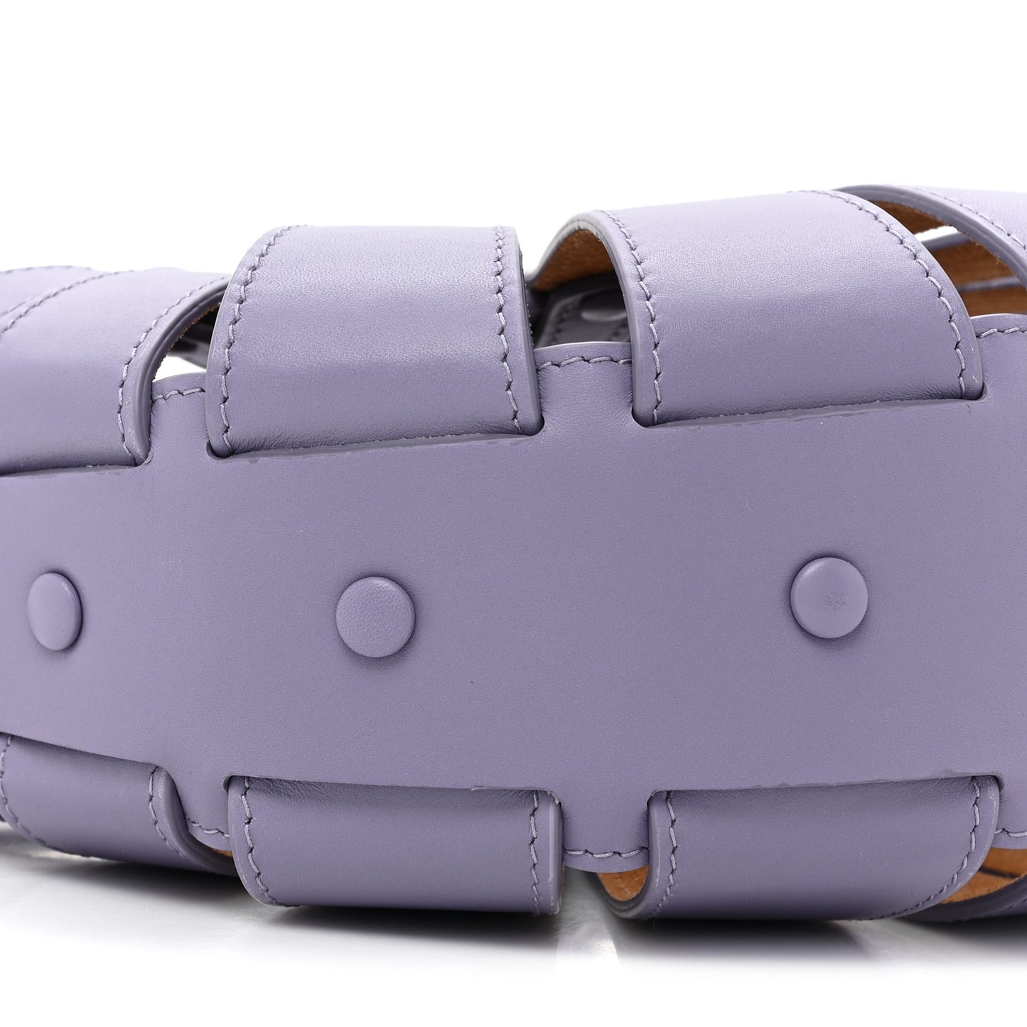 French Calfskin Shell Lavender