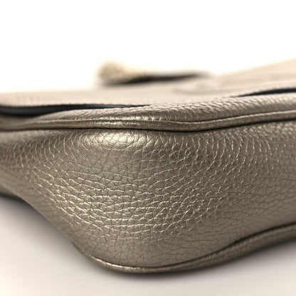 Gucci Metallic Pebbled Calfskin Medium Soho Flap Crossbody Golden Beige 8 of 9
