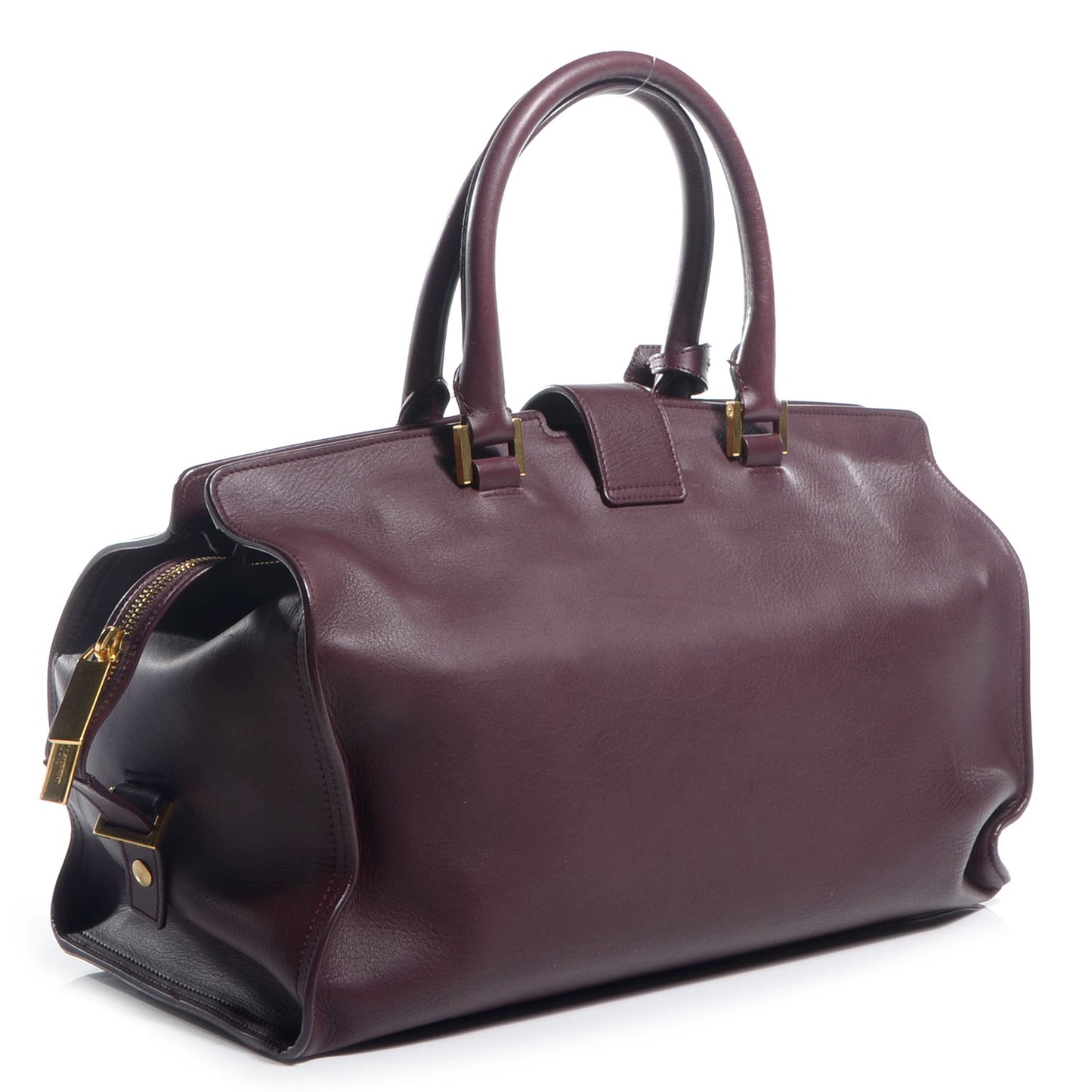 Smooth Calfskin Medium Classic Y Cabas Bordeaux