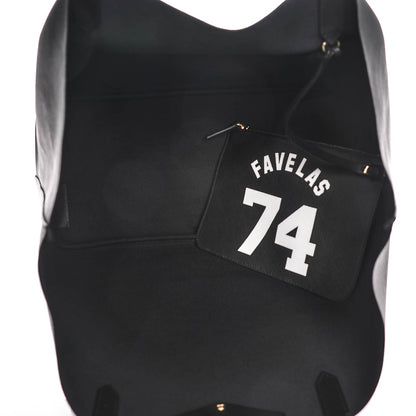 Givenchy Textured Coated Canvas Favelas Large Antigona Tote Black 6 of 8