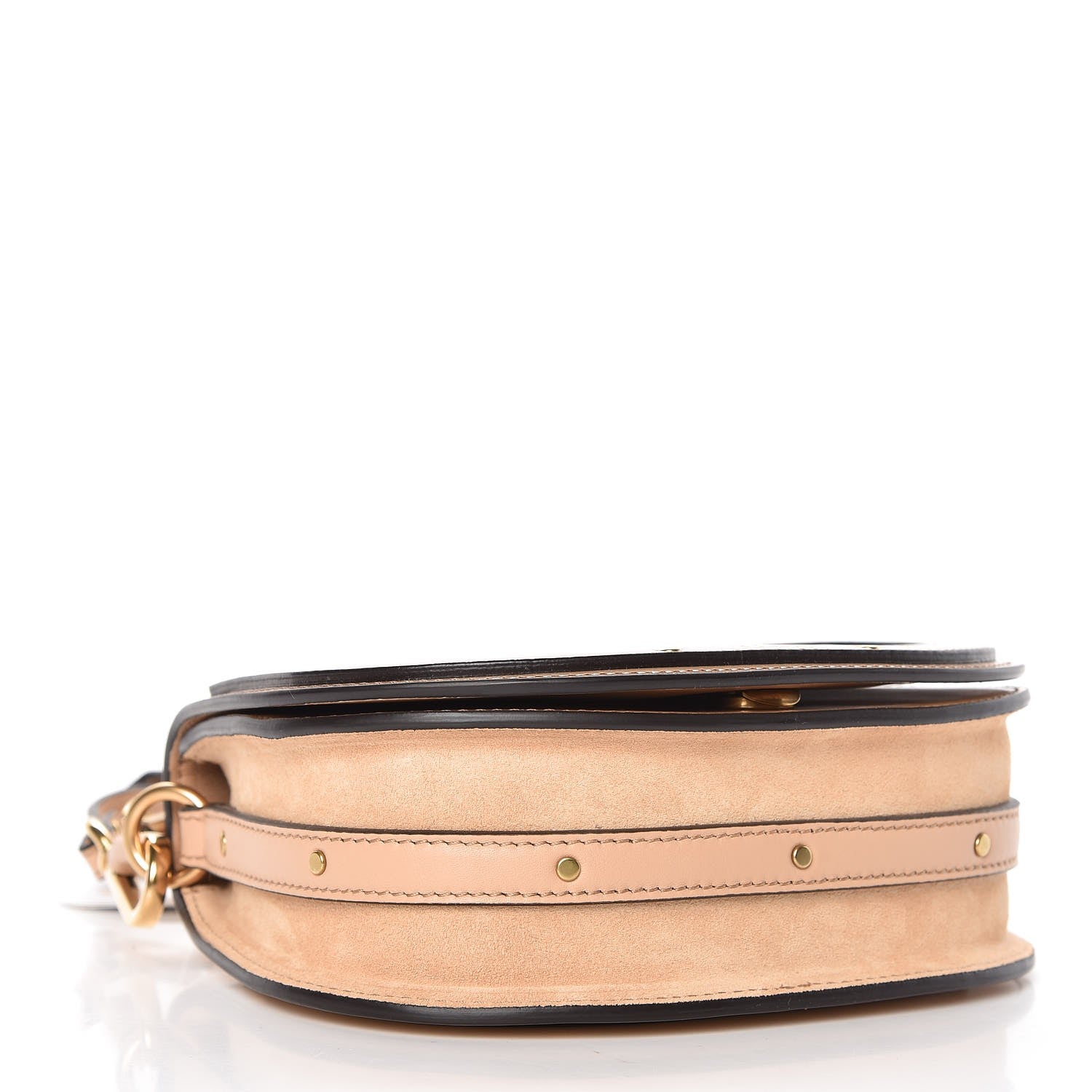 Chloe Patent Suede Small Nile Bracelet Bag Blush Nude 4 of 9