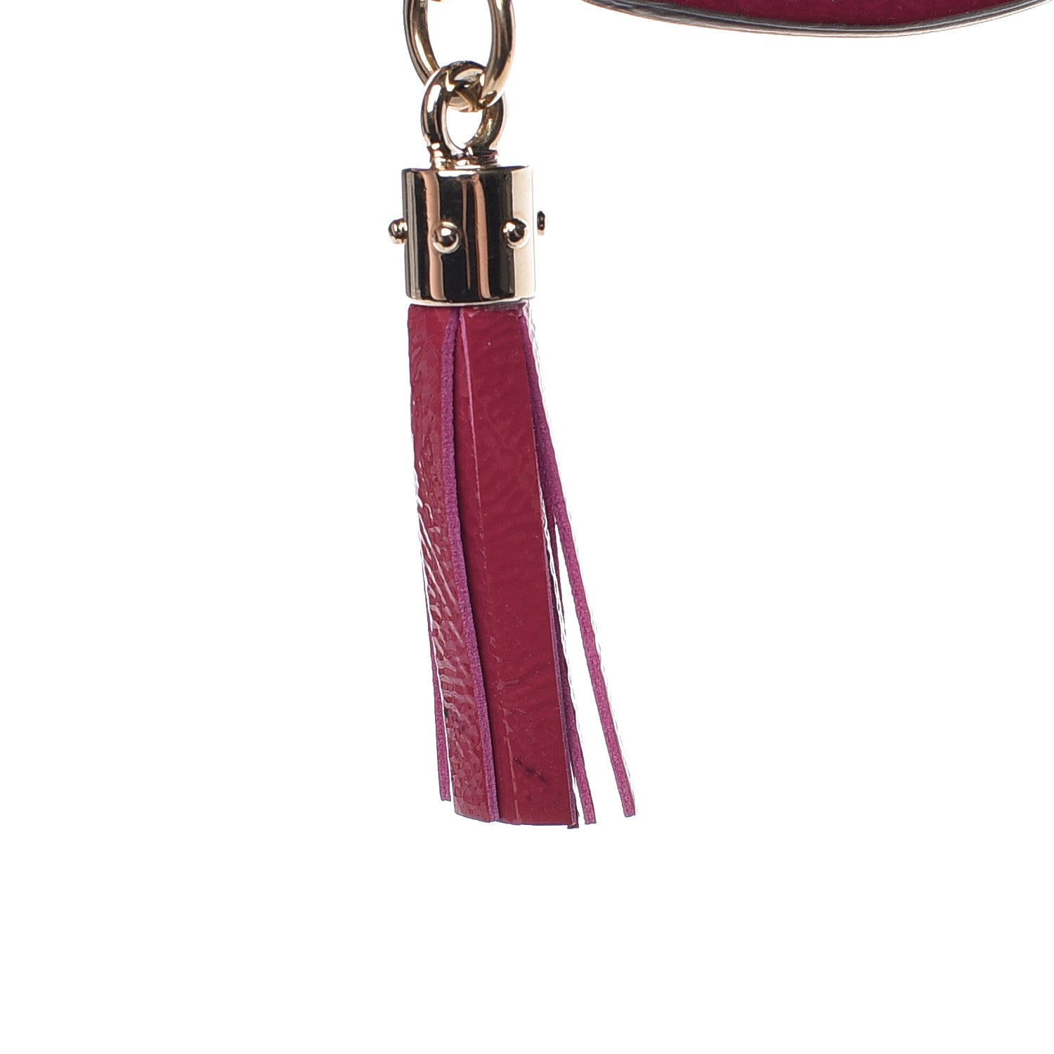 Gucci Patent Soho Round Coin Purse Bright Bougainvillea 7 of 10