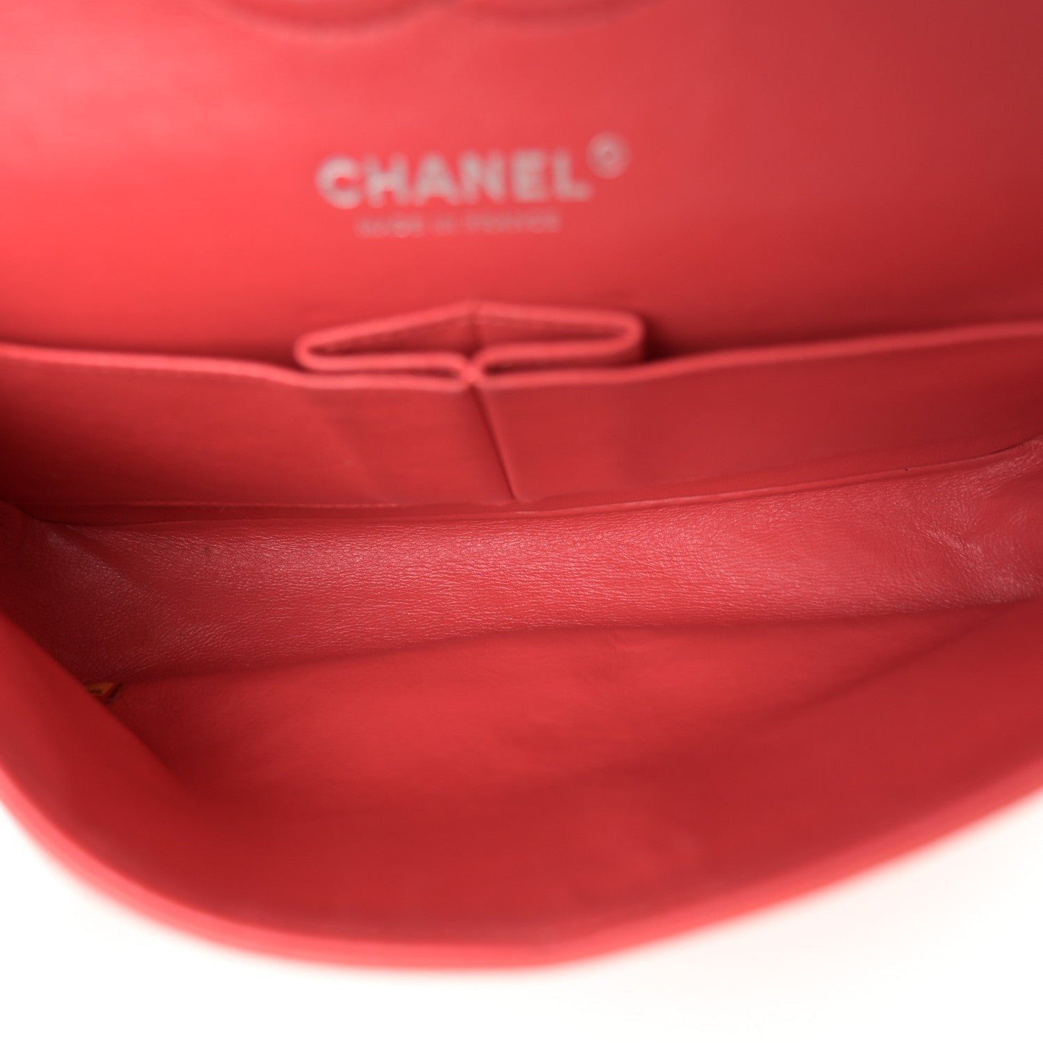 Chanel Patent Quilted Medium Double Flap Coral 2 of 8