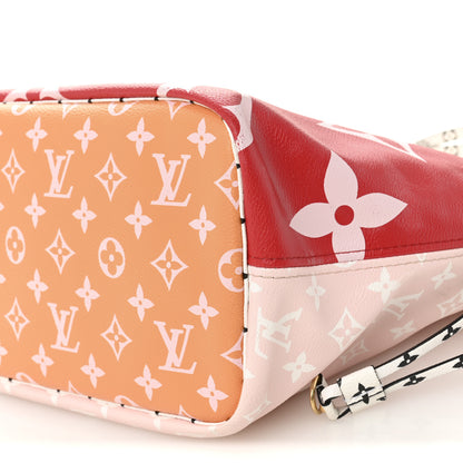Louis Vuitton Monogram Giant Neverfull MM Rouge 11 of 11