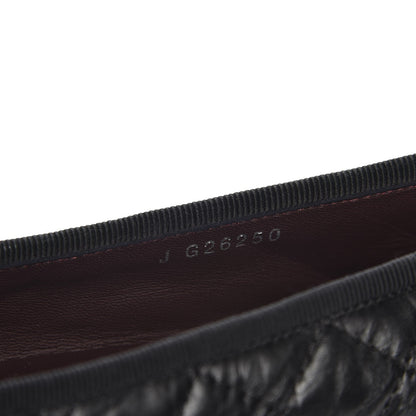 Chanel Aged Calfskin Quilted Cap Toe Ballerina Flats 39.5 Black 8 of 9