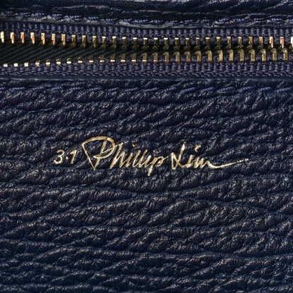 3.1 Phillip Lim Textured Calfskin Mini Pashli Satchel Ink 5 of 7