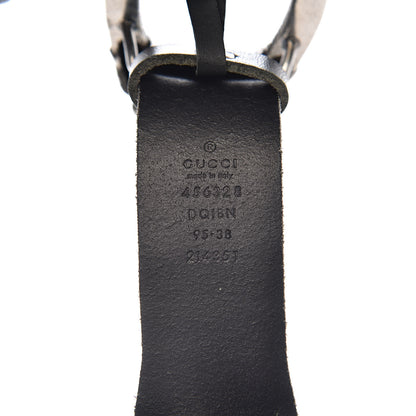 Gucci Calfskin Dionysus Braided Belt 95 38 Black 4 of 6