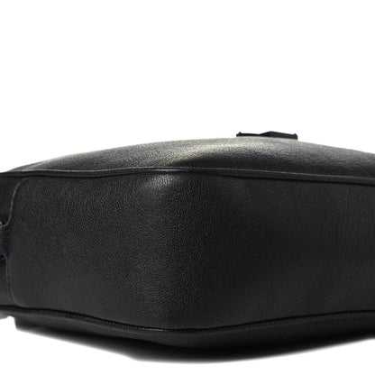 Saint Laurent Grained Lambskin Monogram Lou Camera Bag Black 7 of 8