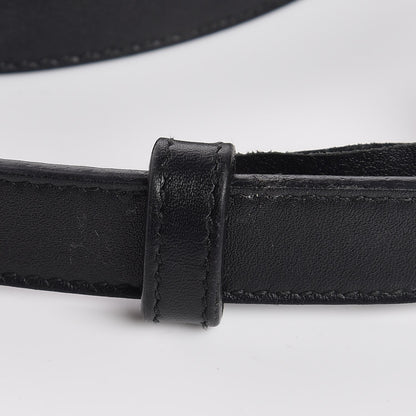 Gucci Calfskin Double G 20mm Belt 75 30 Black 7 of 9