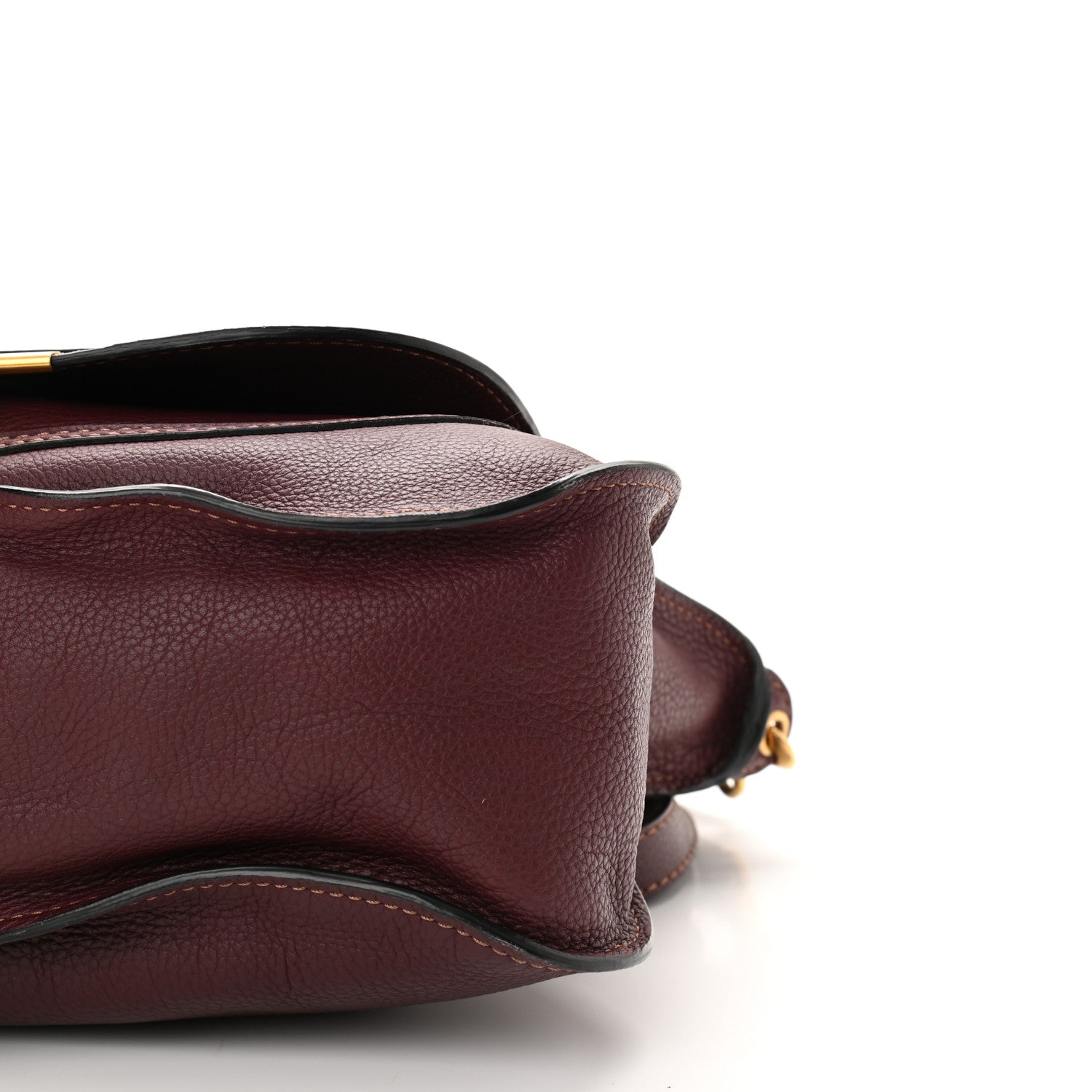 Chloe Calfskin Medium Marcie Satchel Wild Purple 9 of 10