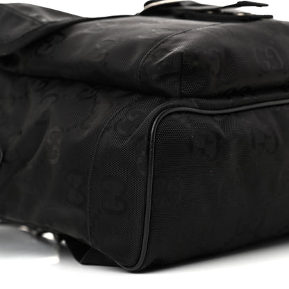 Gucci Econyl Nylon Monogram Off The Grid Backpack Black 10 of 11
