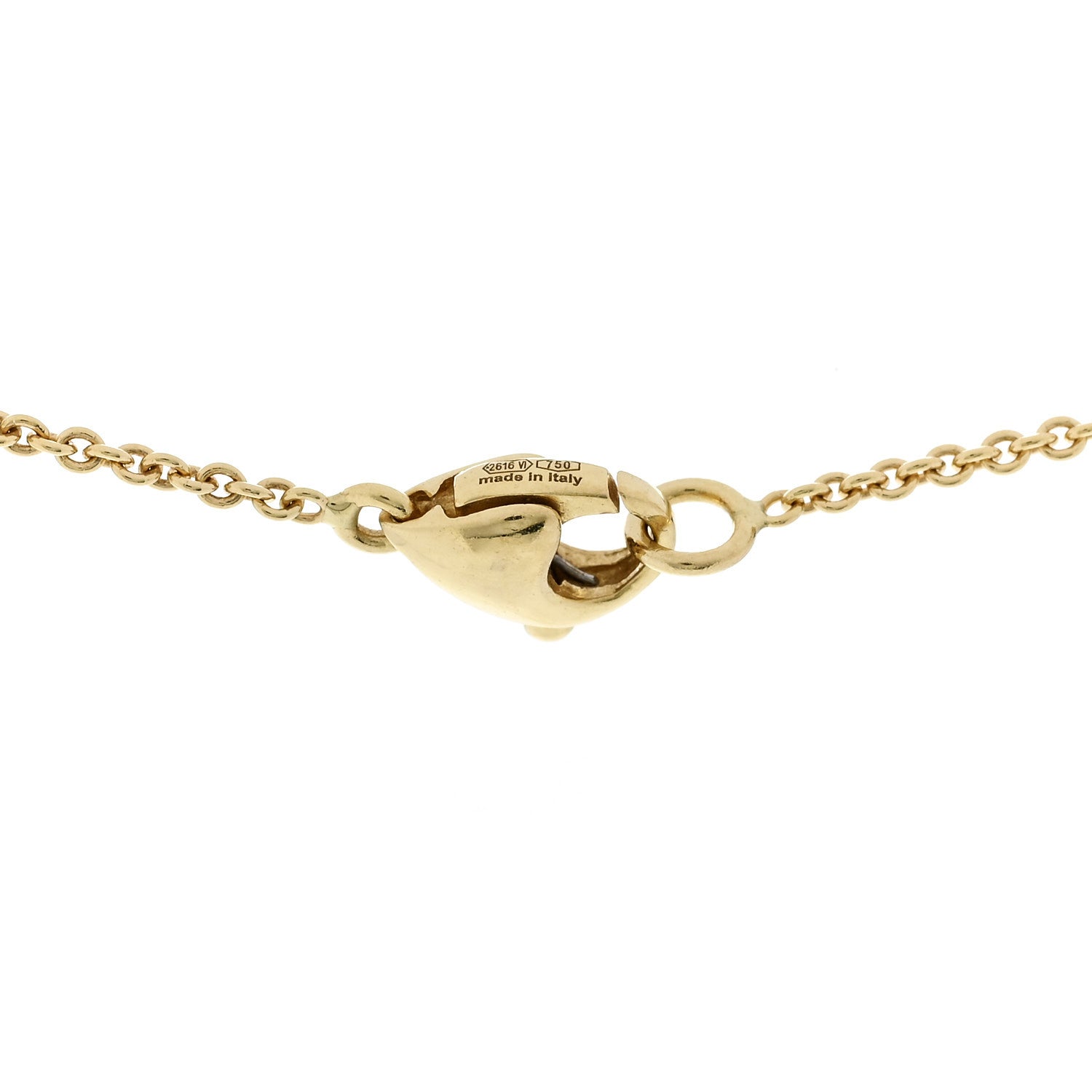 Marco Bicego 18K Yellow Gold Multi Gemstone Paradise Station Necklace 5 of 5