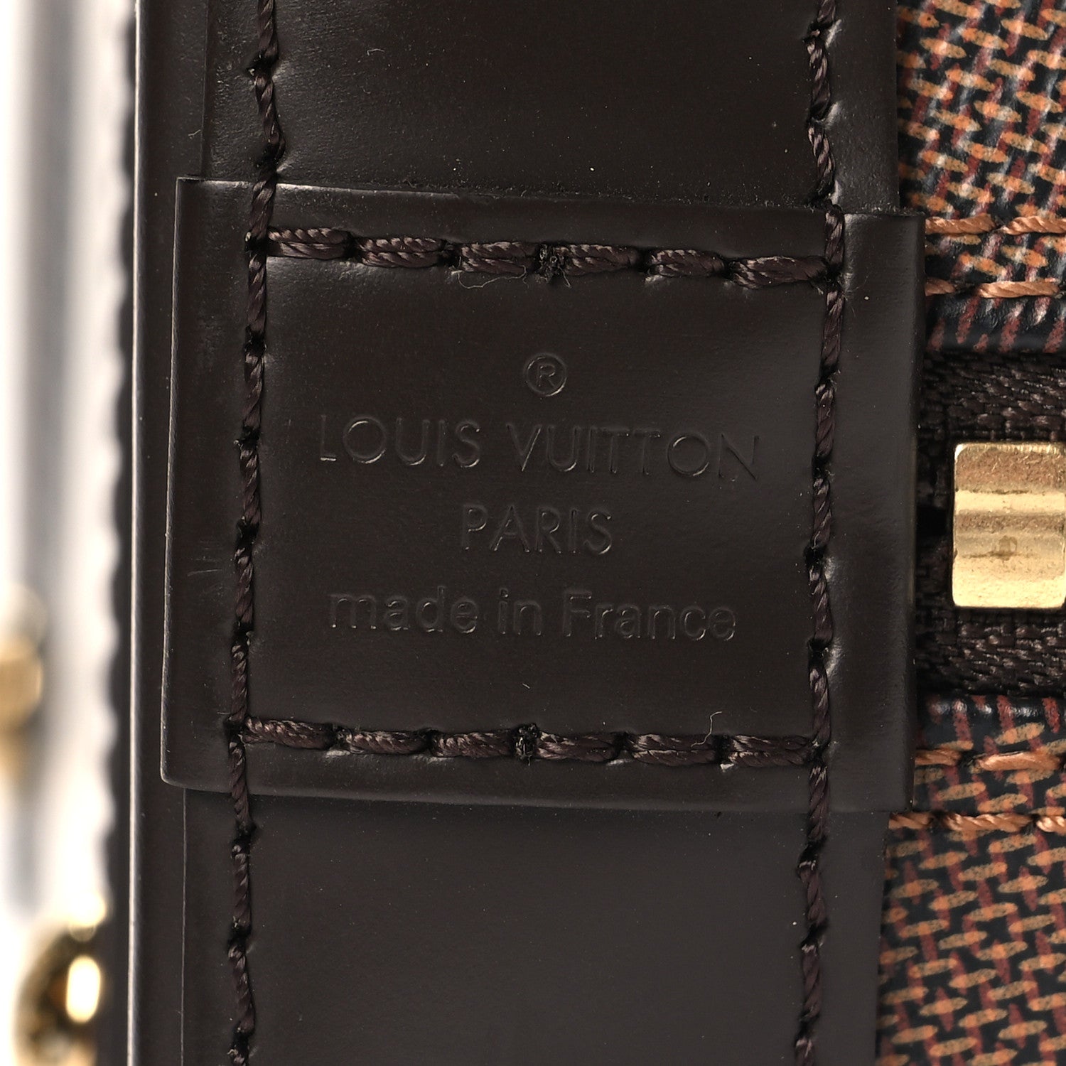 Louis Vuitton Damier Ebene Alma BB 6 of 9