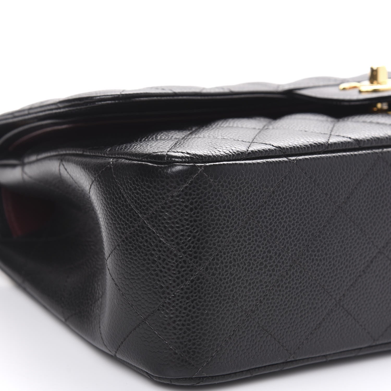 Chanel Caviar Quilted Jumbo Double Flap Black 8 of 12