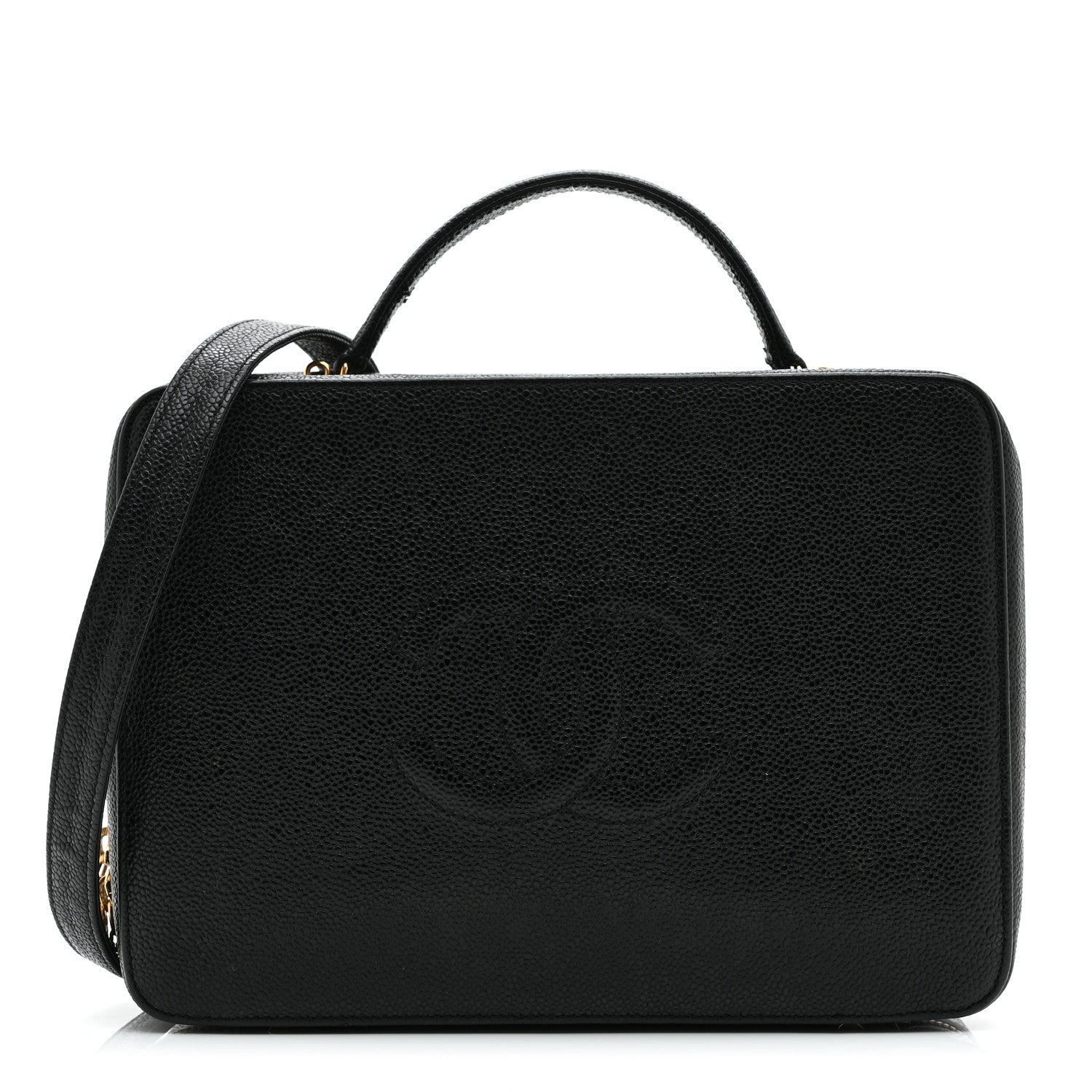 Chanel Caviar CC Vanity Case Black 1 of 10