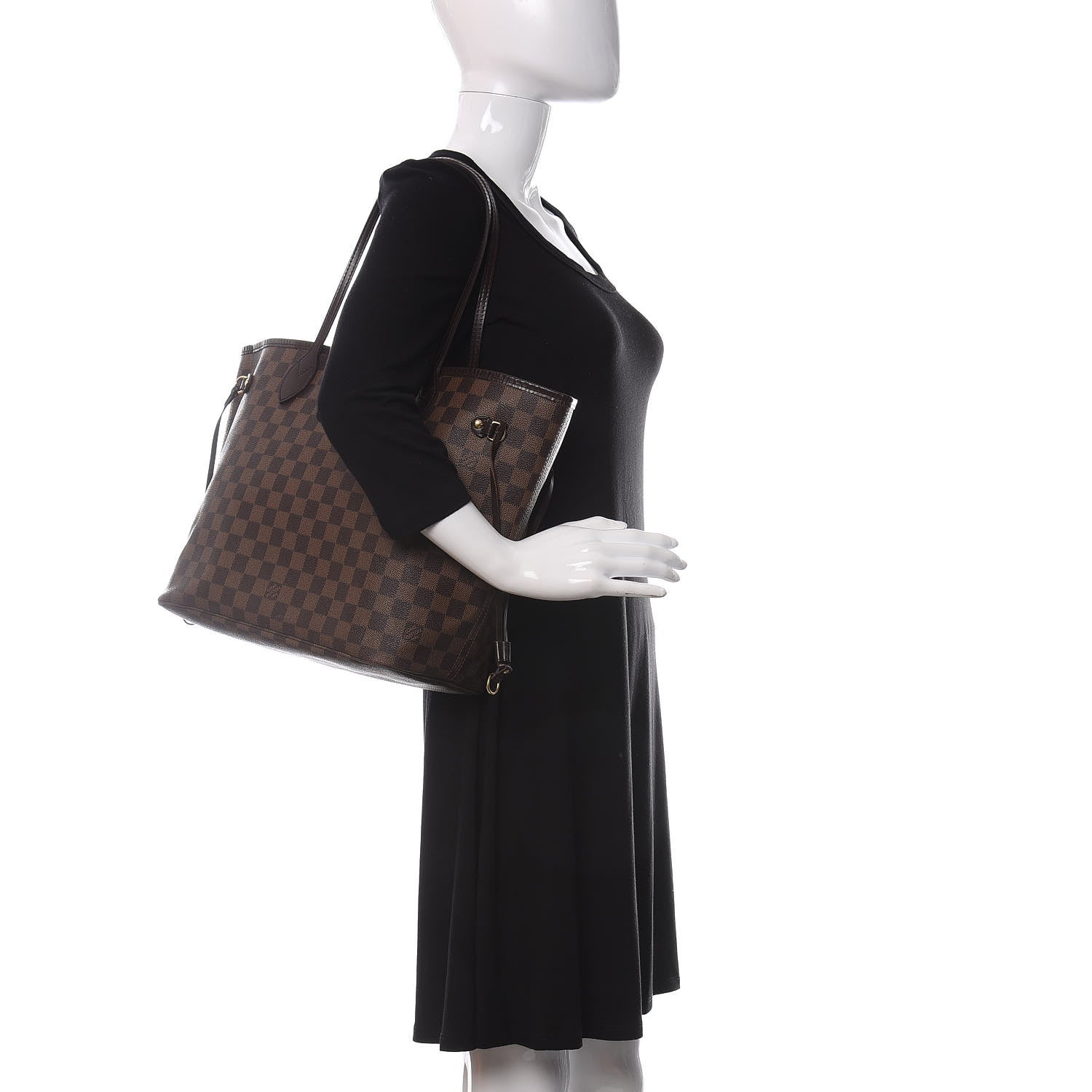 Louis Vuitton Damier Ebene Neverfull MM 2 of 16