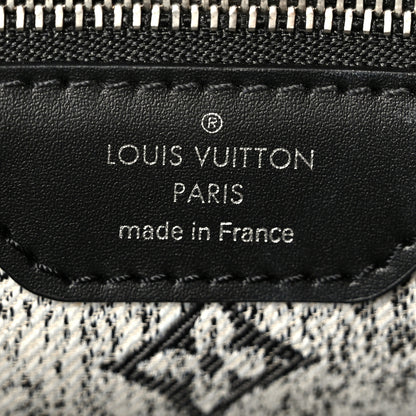 Louis Vuitton Denim Monogram Jacquard Speedy Bandouliere 25 Black 6 of 12