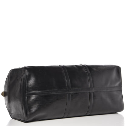 Louis Vuitton Epi Keepall 55 Black 4 of 12