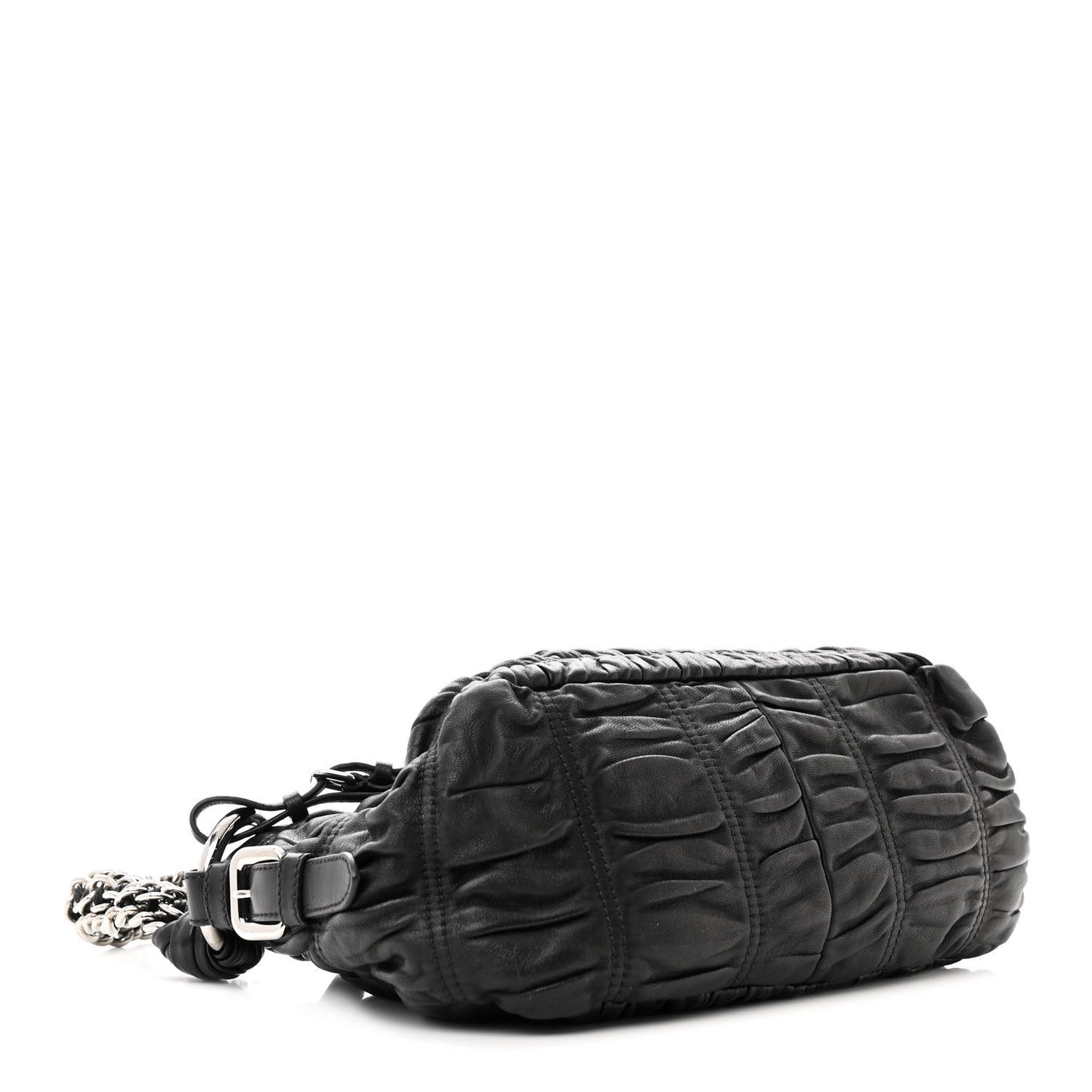 Nappa Gaufre Mini Bag Black