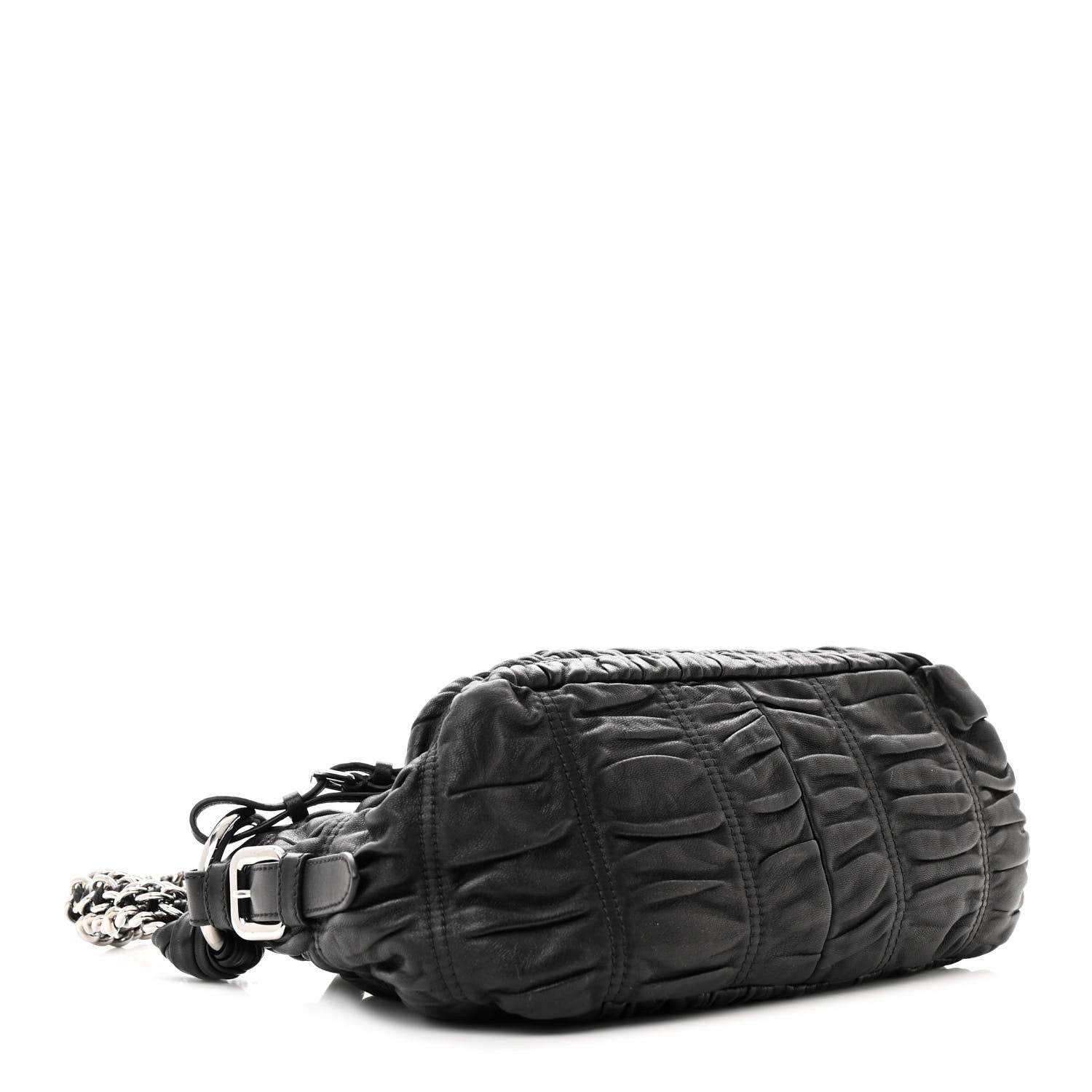 Prada Nappa Gaufre Mini Bag Black 4 of 12