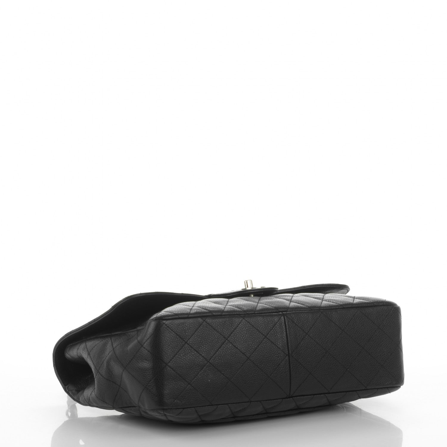 Chanel Caviar Quilted Jumbo Single Flap Black 4 of 7