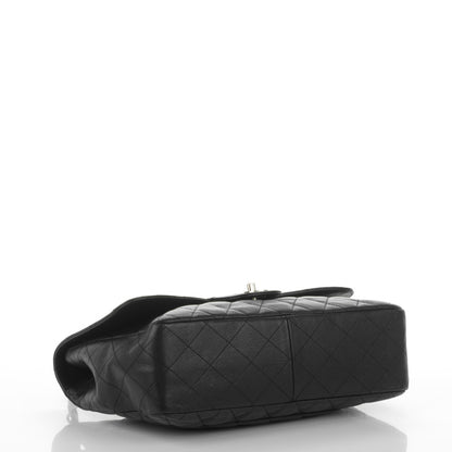 Chanel Caviar Quilted Jumbo Single Flap Black 4 of 7
