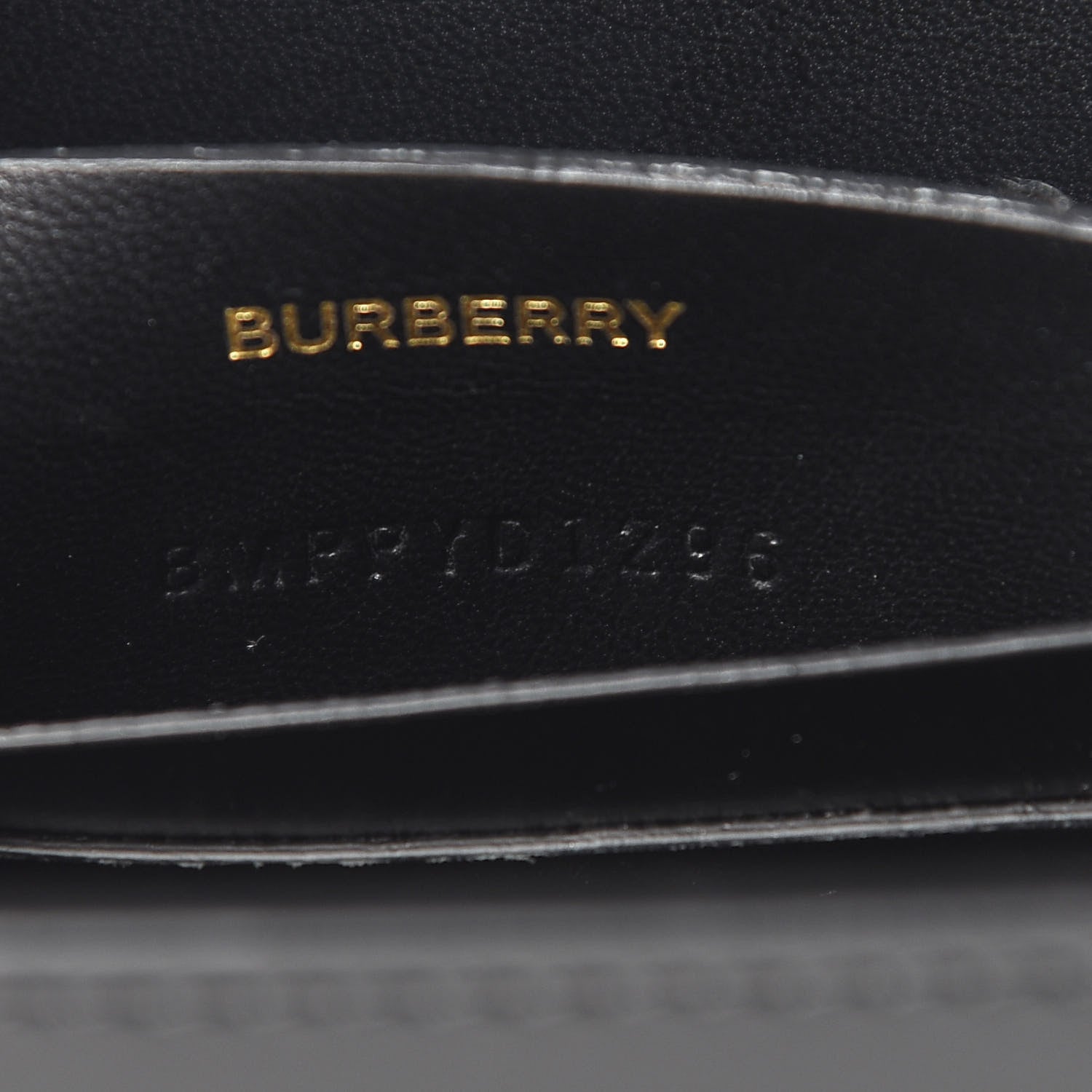 Burberry Calfskin Grace Chain Clutch Black 8 of 10