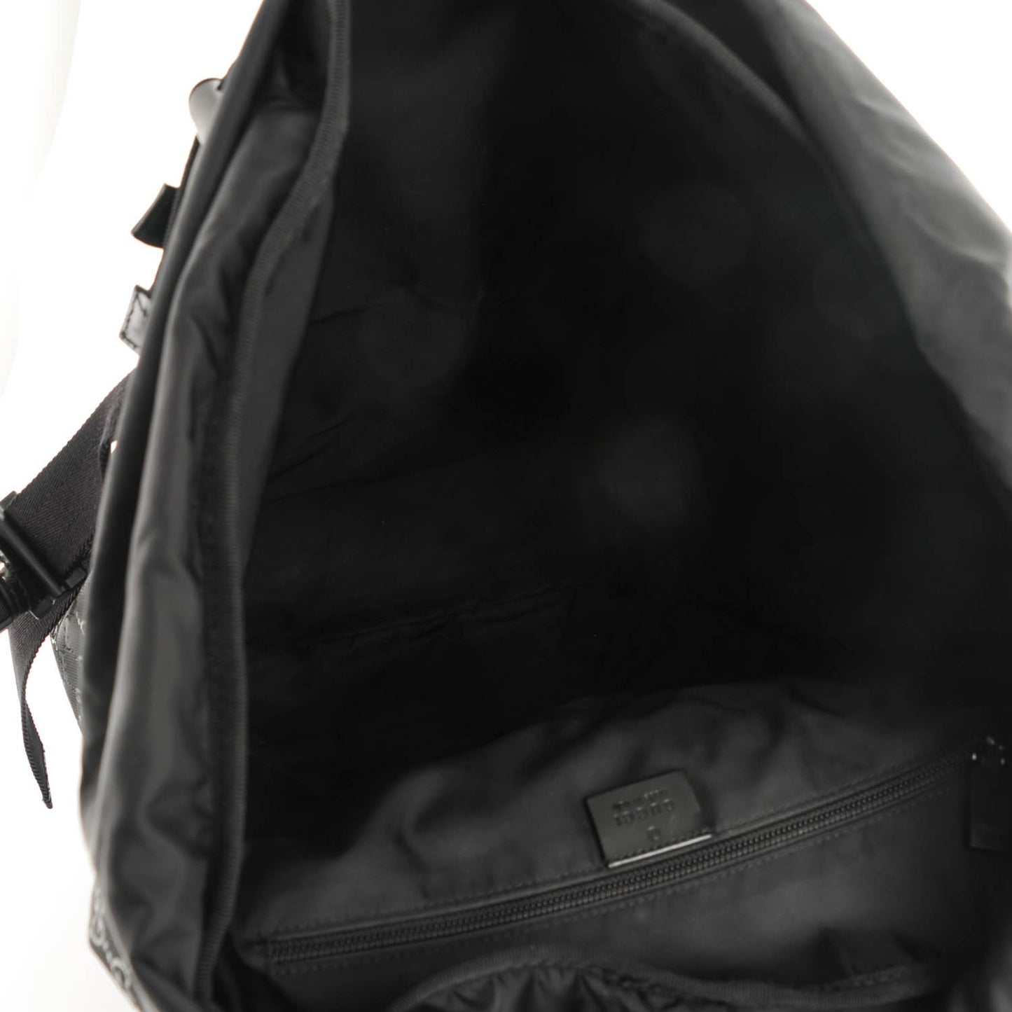 Imprime Monogram Interlocking G Double Buckle Backpack Black