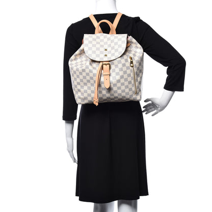 Louis Vuitton Damier Azur Sperone Backpack 2 of 10