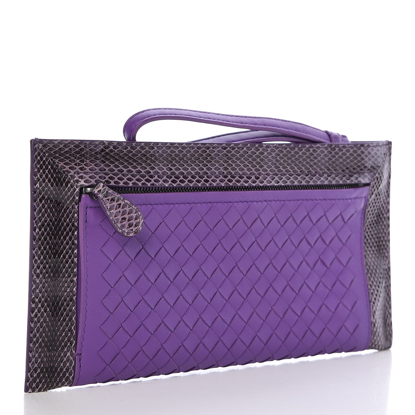 Nappa Intrecciato Ayers Pouch Violet