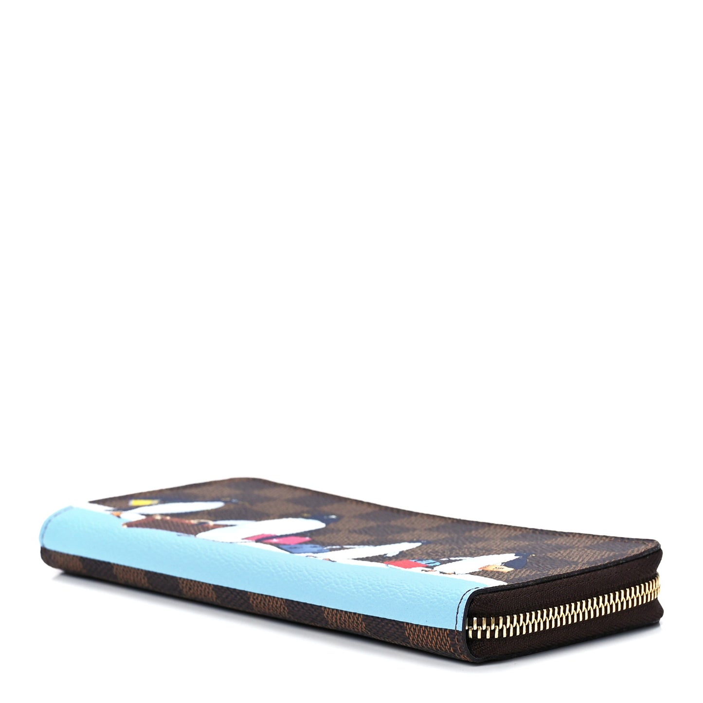 Damier Ebene 2017 Christmas Animation Clemence Wallet