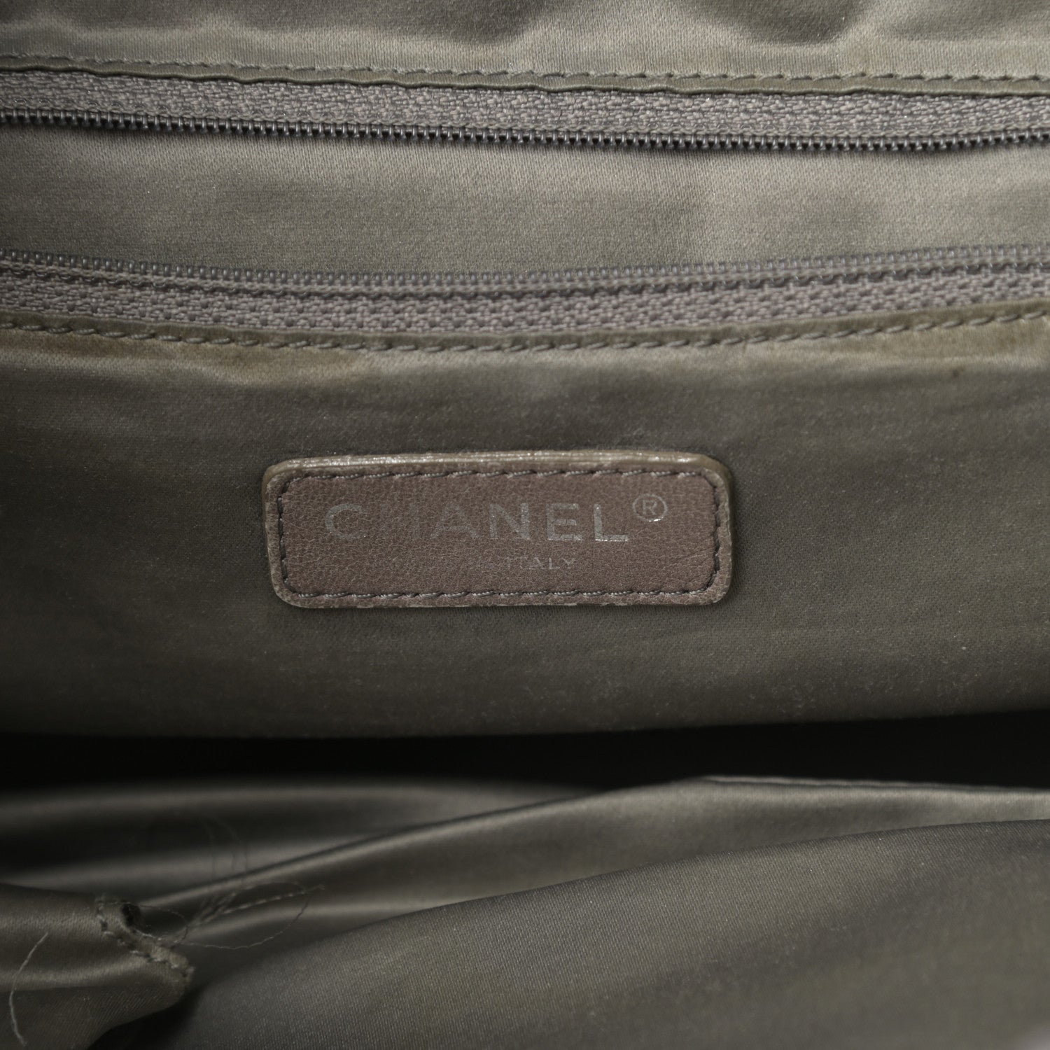Chanel Metallic Calfskin Perforated Large Drill Accordion Flap Gold 6 of 17