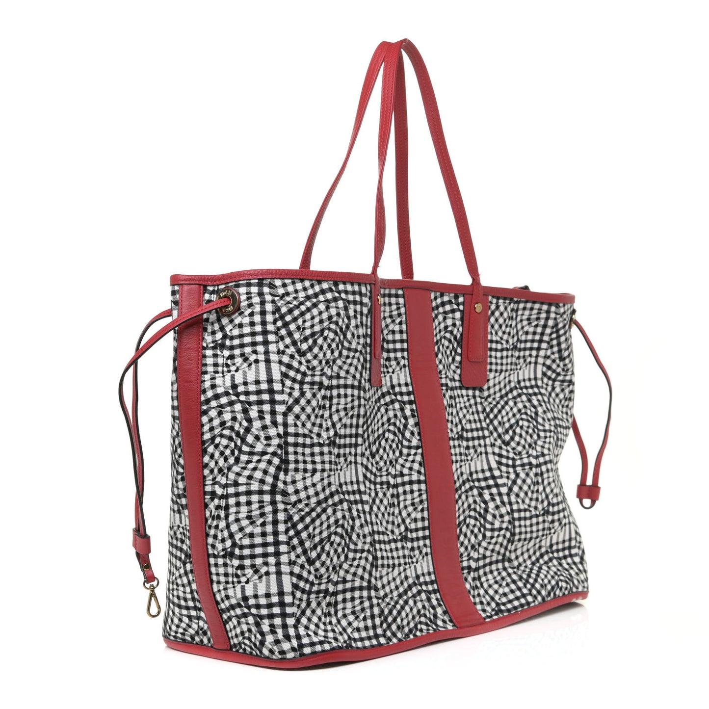 Visetos Large Liz Reversible Shopper Tote Ruby Red