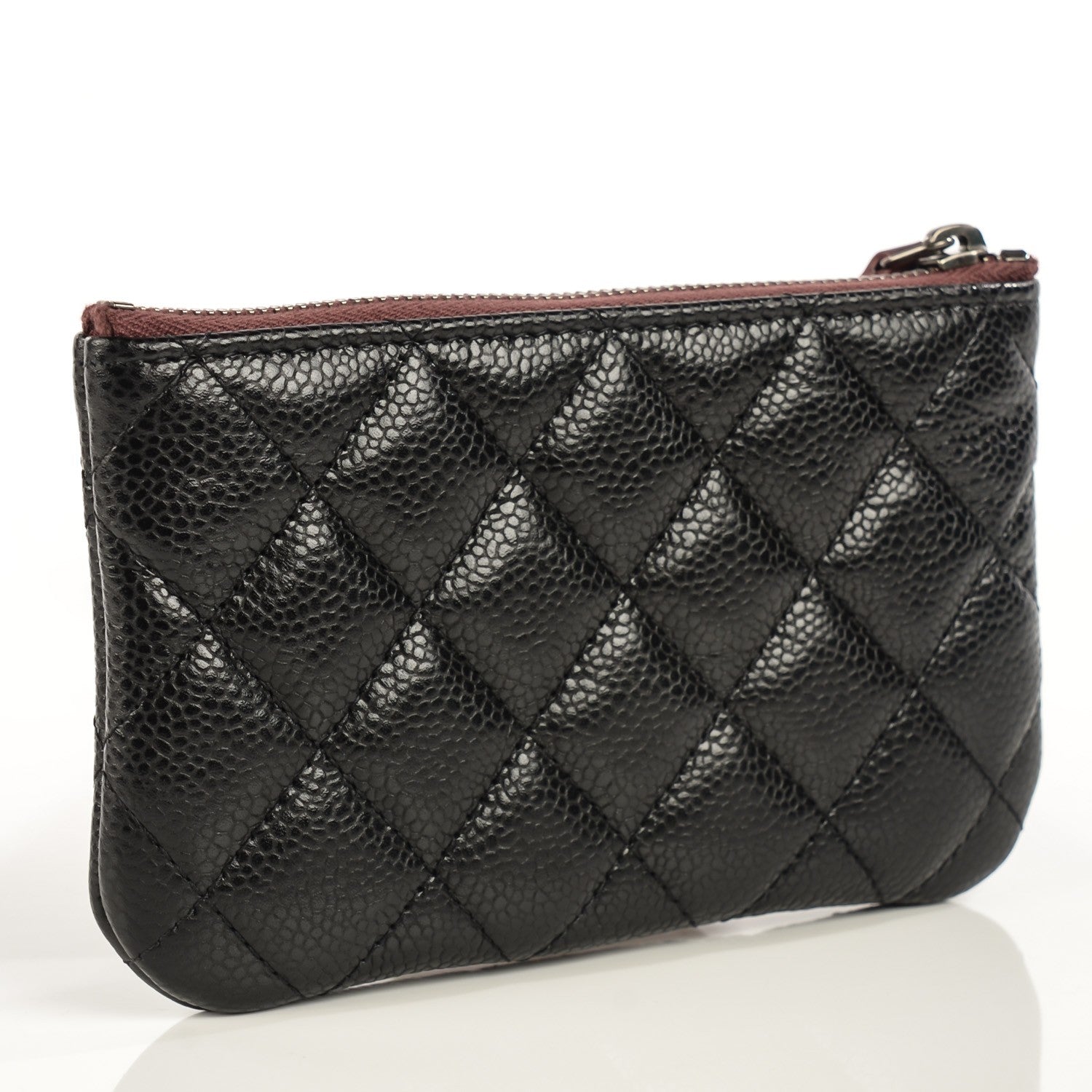 Chanel Caviar Quilted Coin Purse Case Black 3 of 8