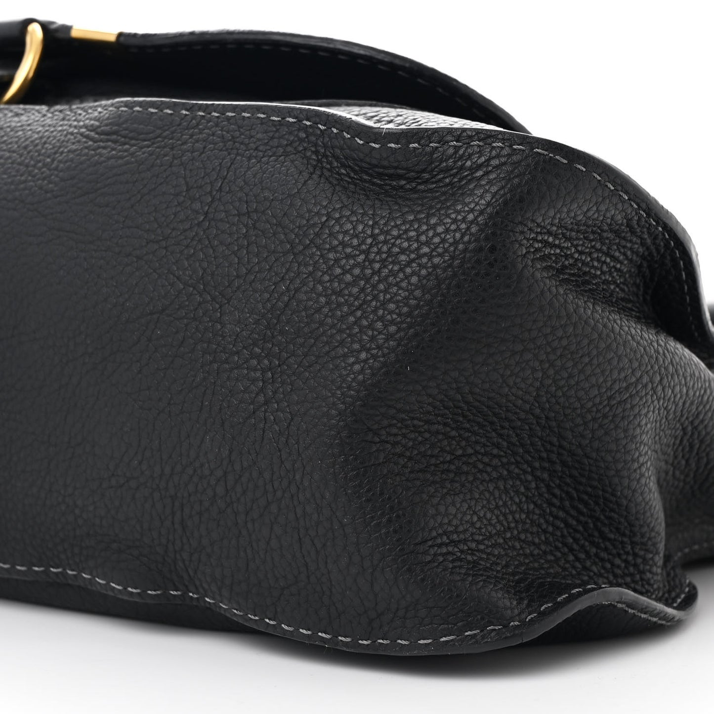 Calfskin Medium Marcie Satchel Black
