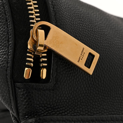 Saint Laurent Grain De Poudre Monogram Belt Bag Black 12 of 13