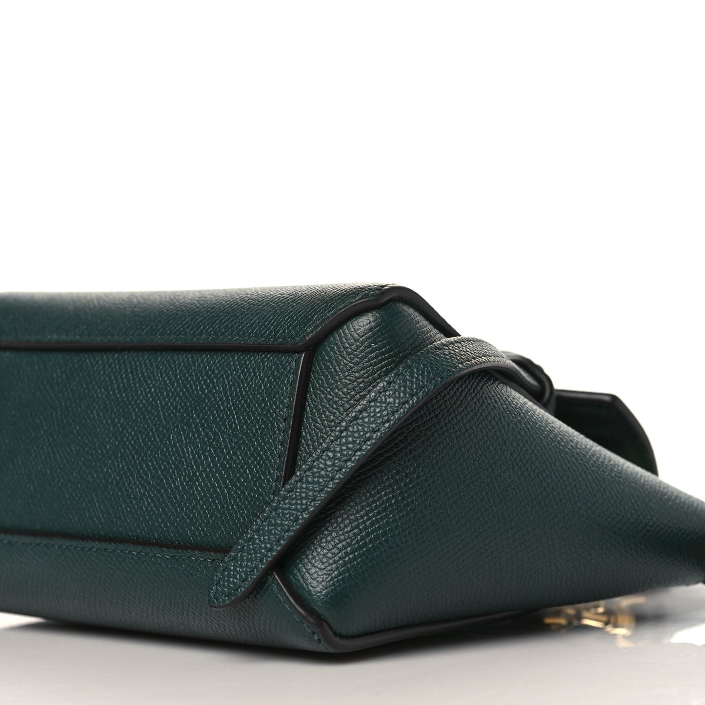 Grained Calfskin Pico Belt Bag Amazone