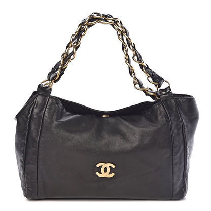 Chanel Lambskin Small Olsen Shoulder Bag Black 1 of 10