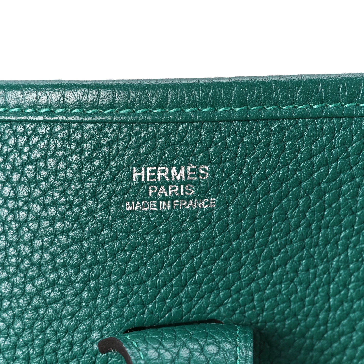 Hermes Taurillon Clemence Evelyne III PM Malachite 7 of 12