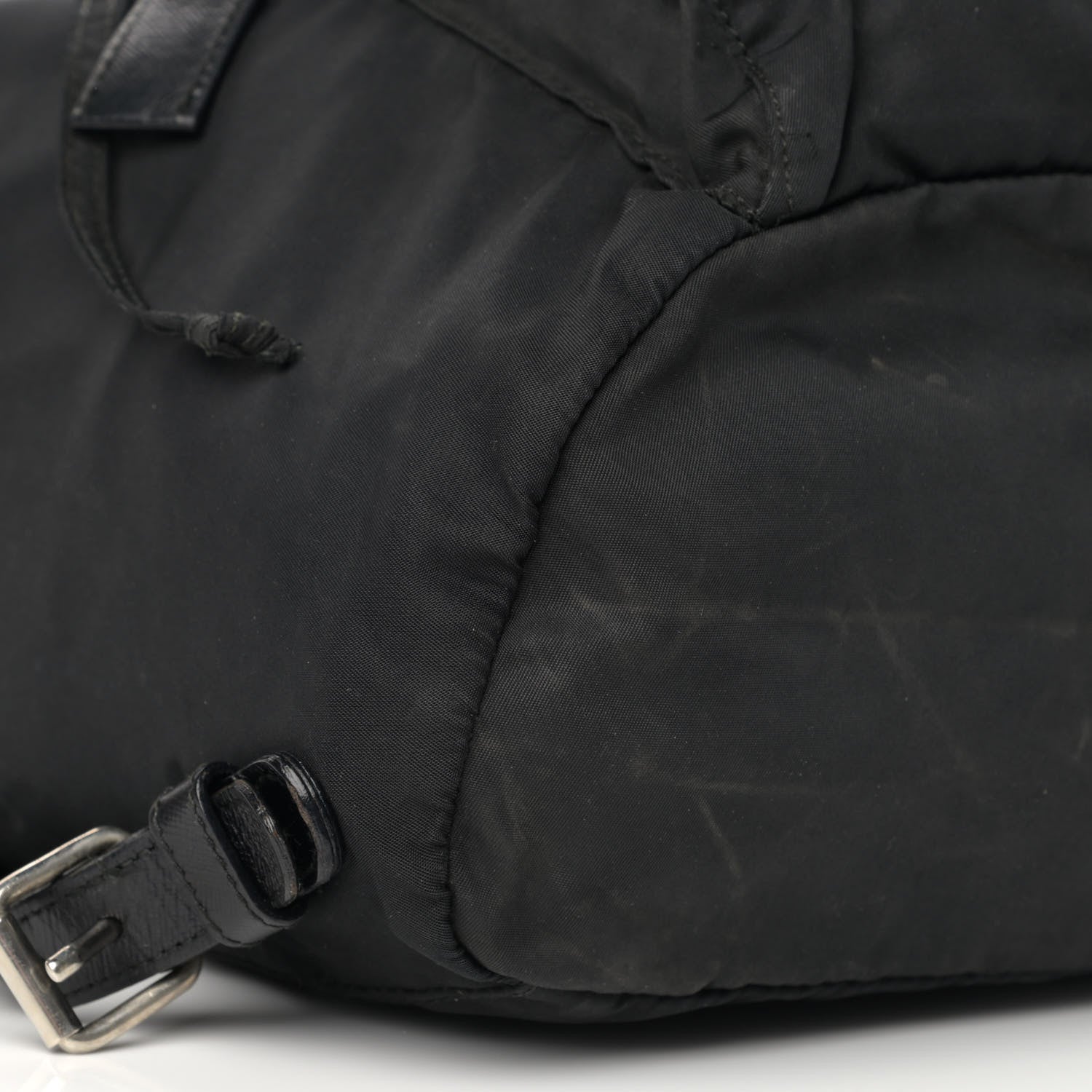 Prada Nylon Vela Cinch Backpack Black 9 of 16