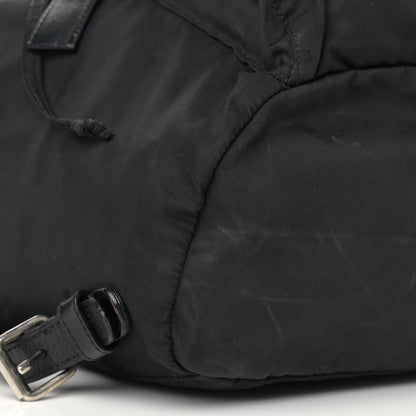 Prada Nylon Vela Cinch Backpack Black 9 of 16