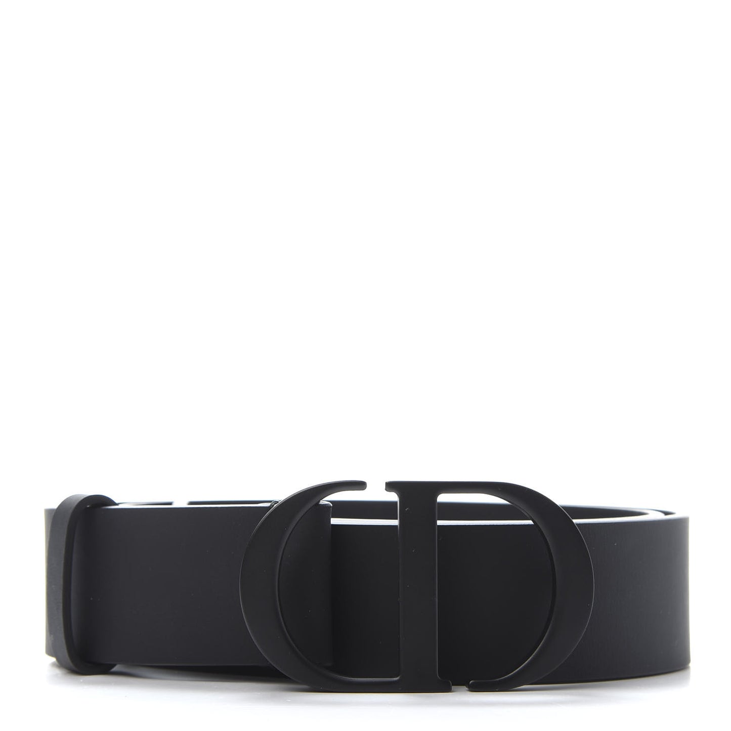 Ultra Matte Calfskin 35mm Montaigne Belt 80 Black