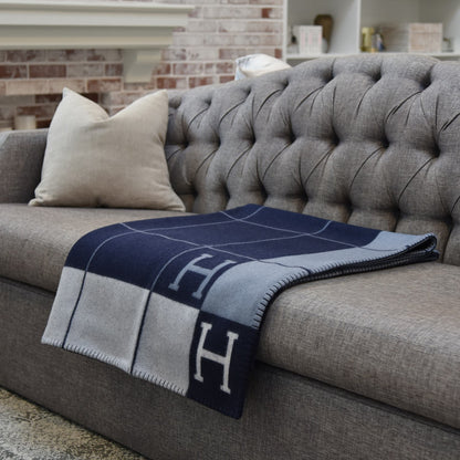 Hermes Wool Cashmere Avalon III Blanket Caban Ecru 2 of 4