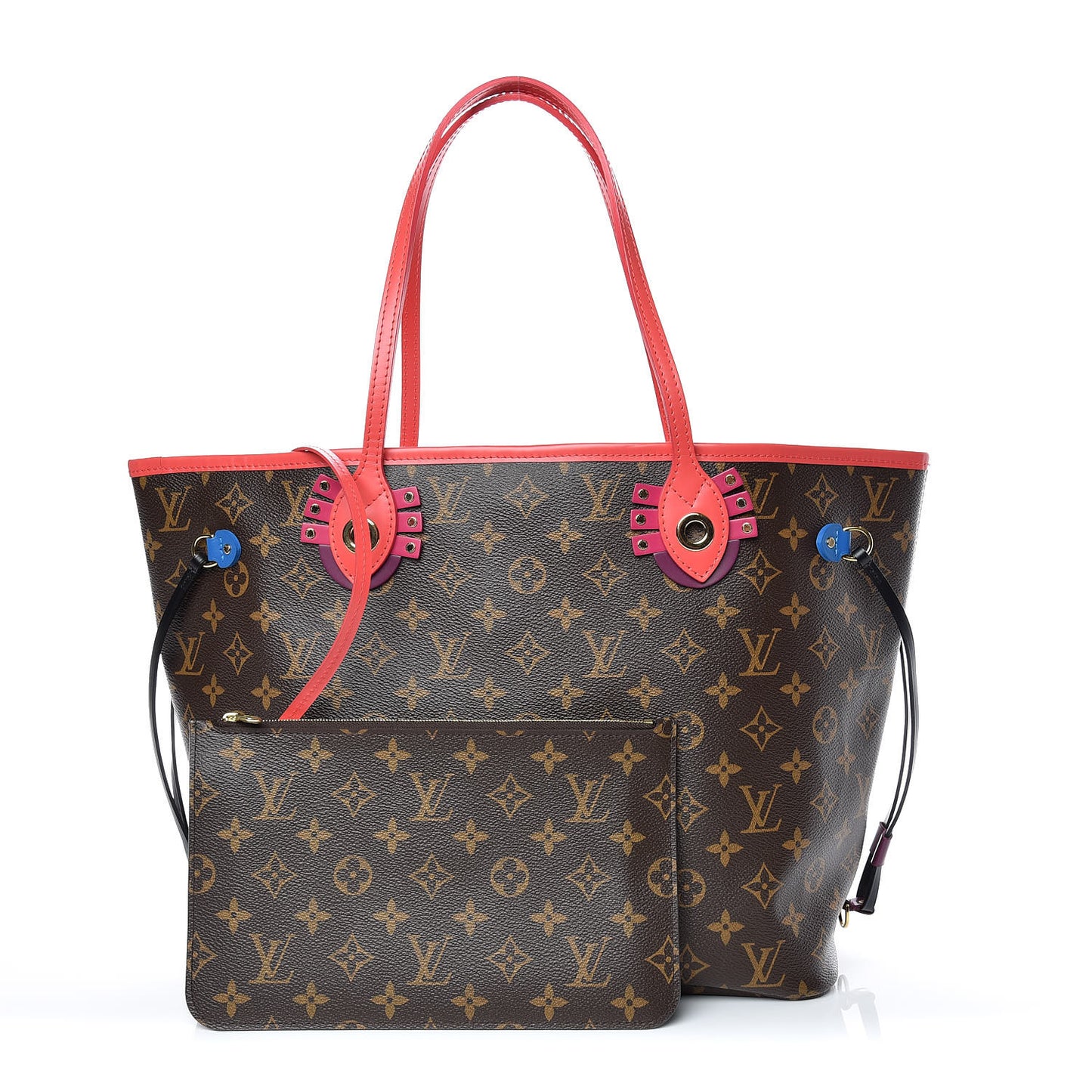 Monogram Totem Neo Neverfull MM Flamingo