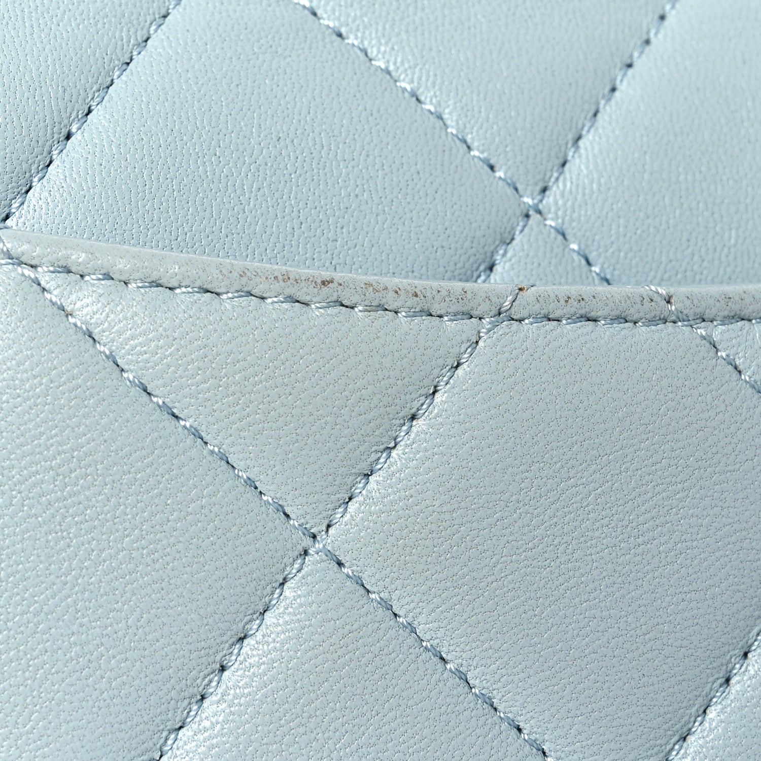 Chanel Lambskin Quilted Small Trendy CC Flap Dual Handle Bag Light Blue 14 of 19