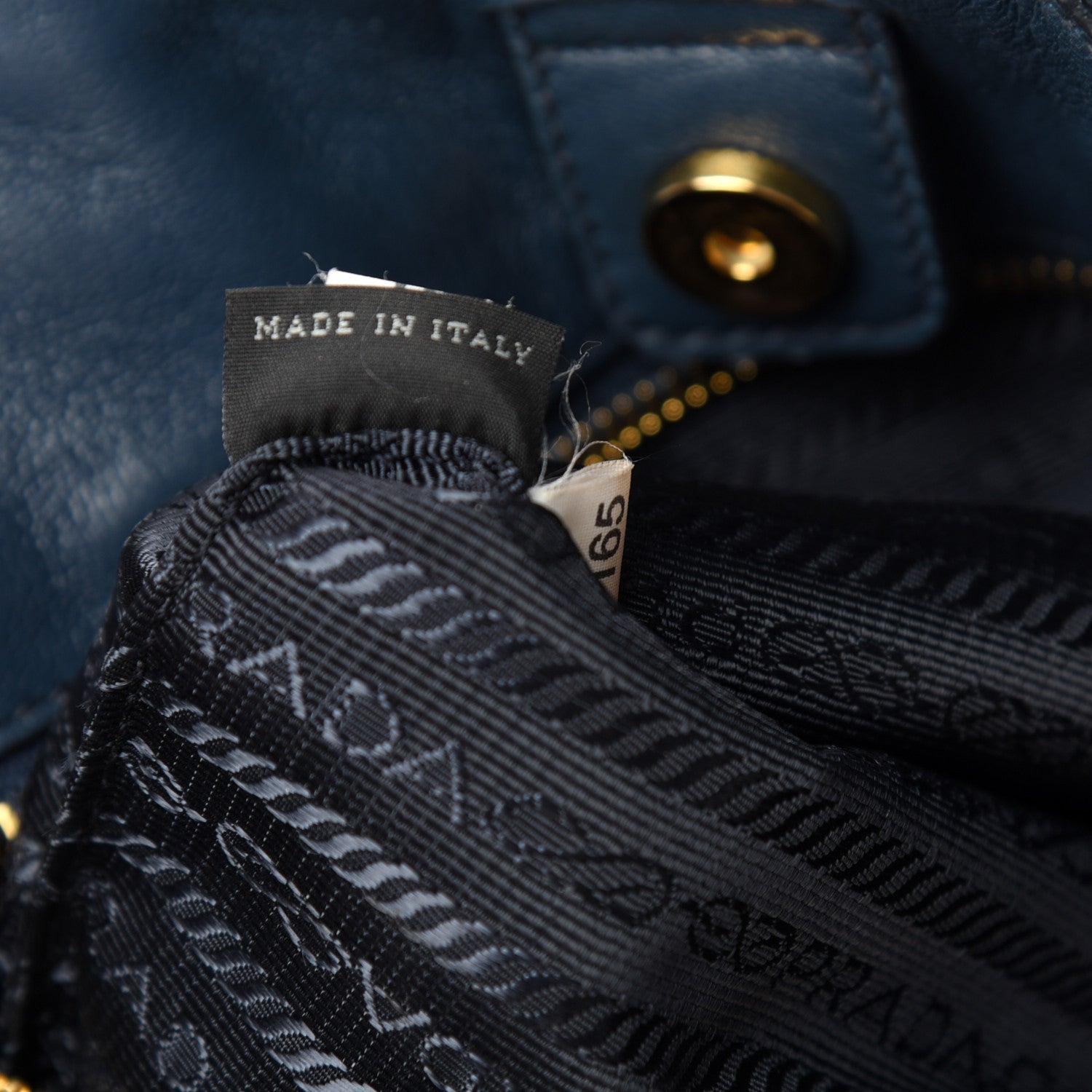 Prada Tessuto Nylon Gaufre Tote Bleuette 7 of 10