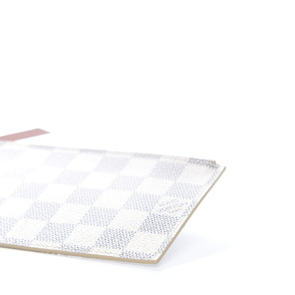 Louis Vuitton Damier Azur Felicie Chain Wallet Zippered Insert Rose Ballerine 8 of 8