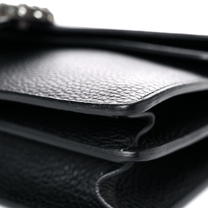 Gucci Pebbled Calfskin Small Dionysus Shoulder Bag Black 10 of 15